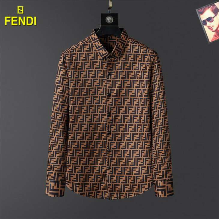 Picture of Fendi Shirt Long _SKUFendiM-3XL12yr9026245